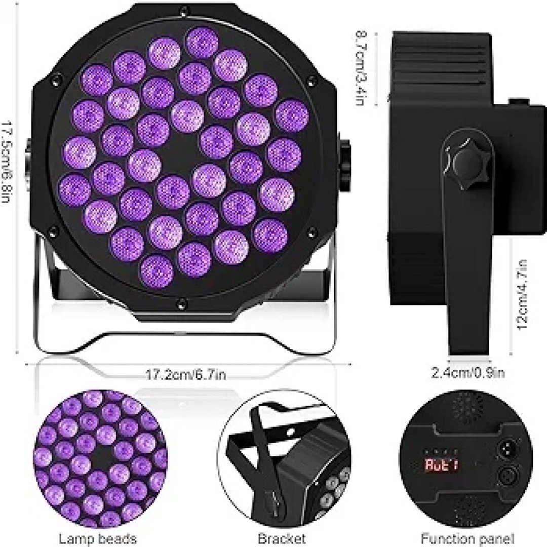 Foco Ultravioleta 36 Led Flúor