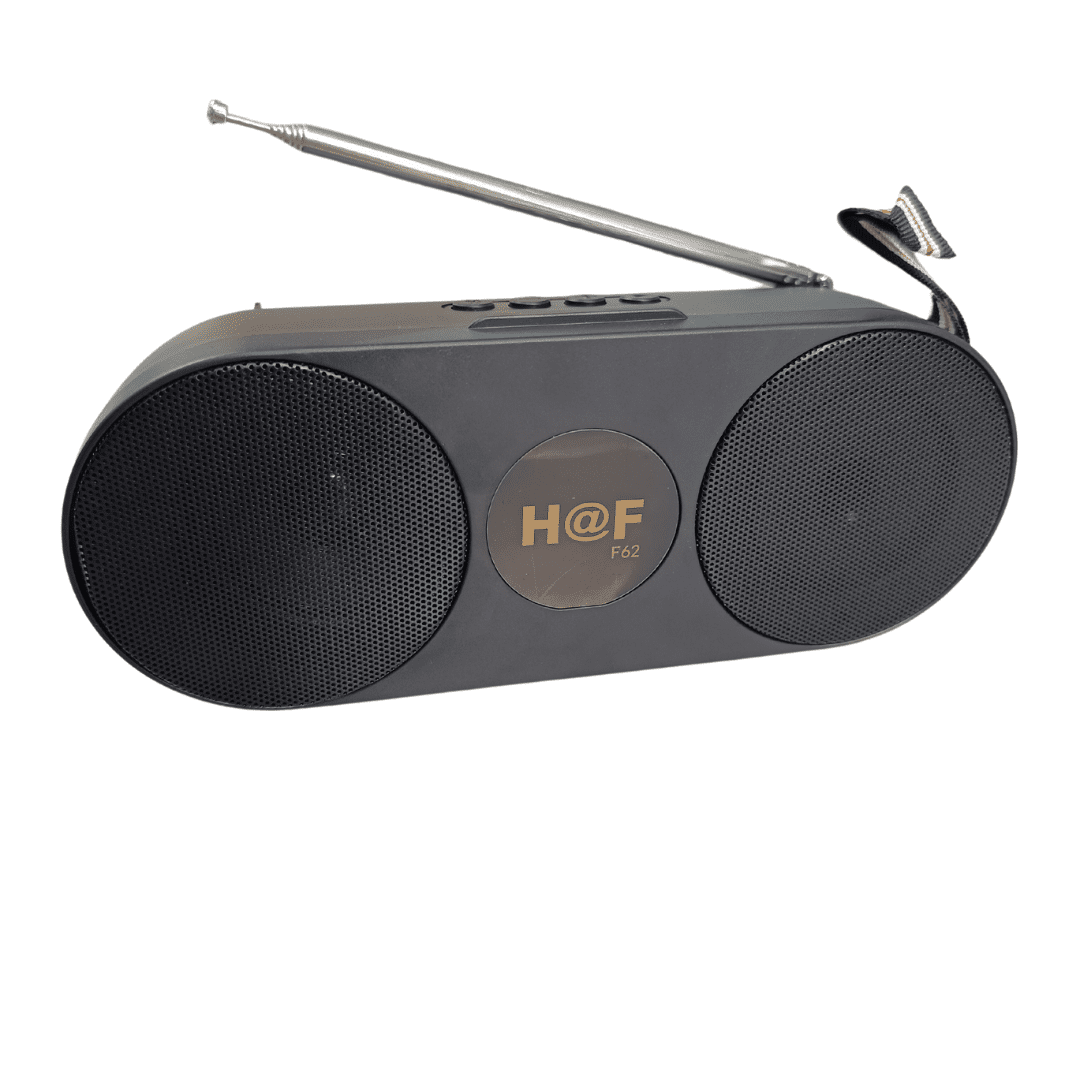 Radio Solar y Recargable F-62 con Soporte para Celular