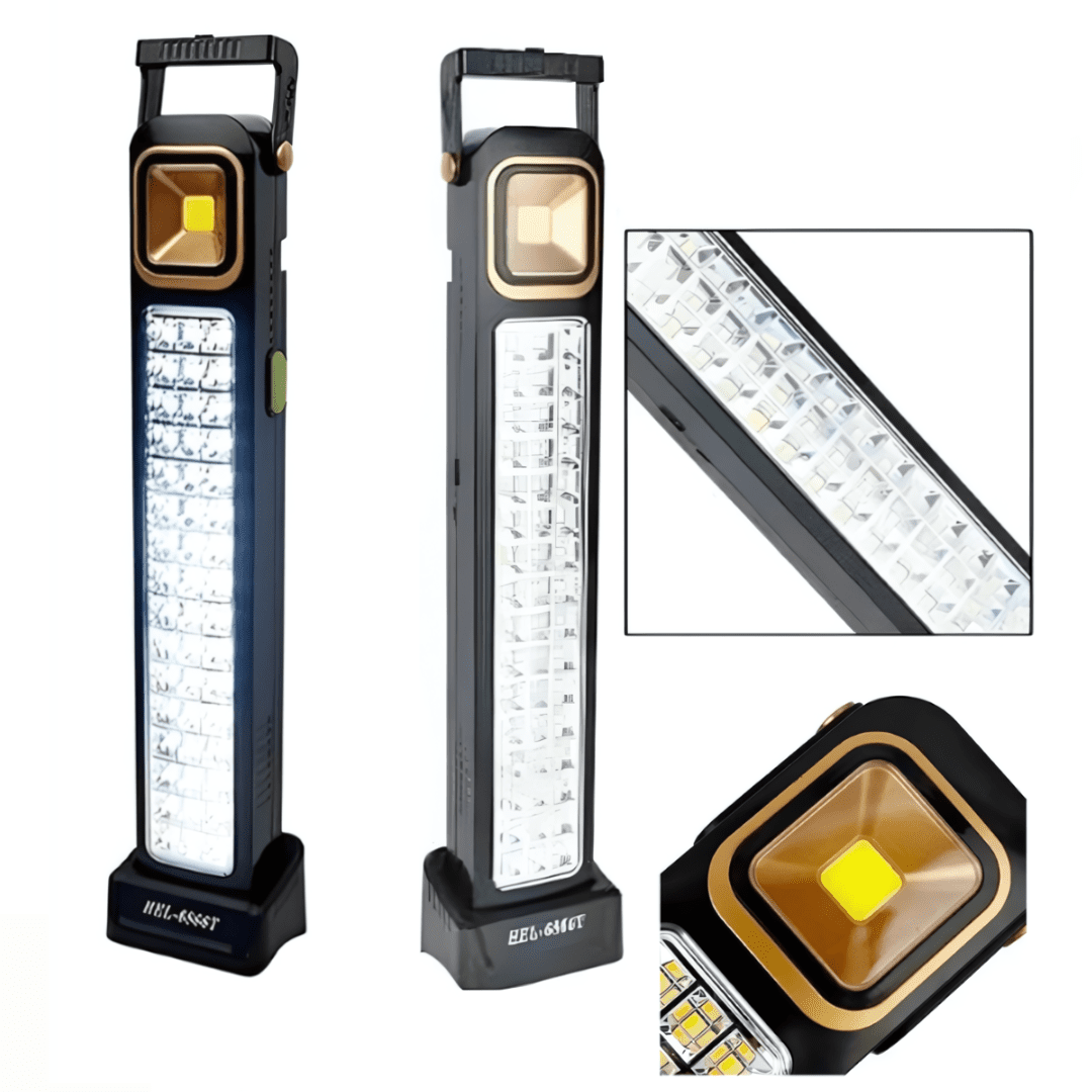 Linterna de Emergencia Solar y Corriente 30W/39 Led Recargable USB