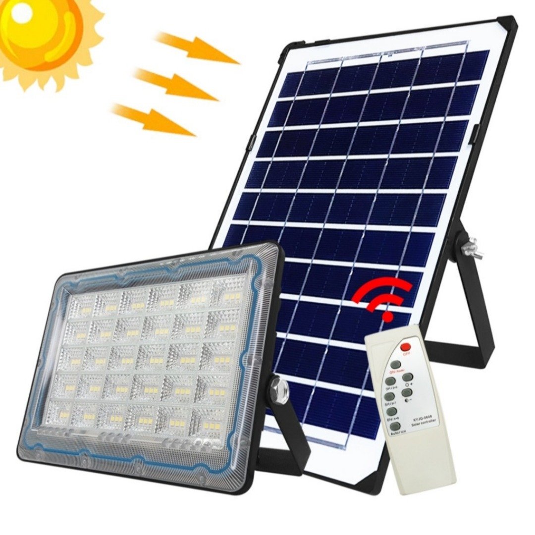 Foco LED 300W TASBEL IP66 Con Panel Solar y Control Remoto