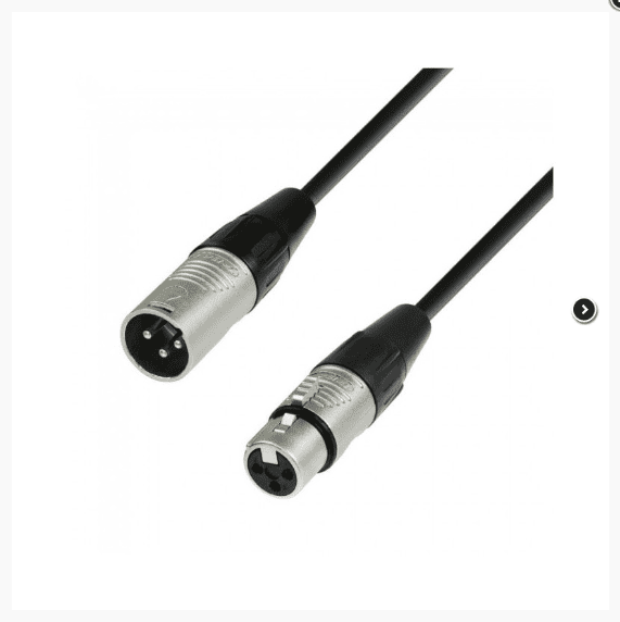 CABLE MICROFONO MACHO-HEMBRA 1M