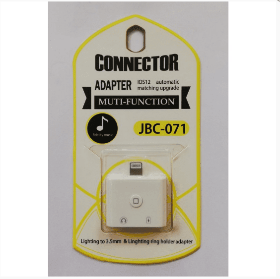 ADAPTADOR DE AUDIO Y CARGA PARA IPHONE
