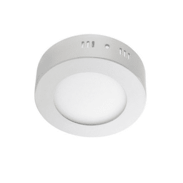 LAMPARA SOBREPONER REDONDA 6W LUZ FRIA