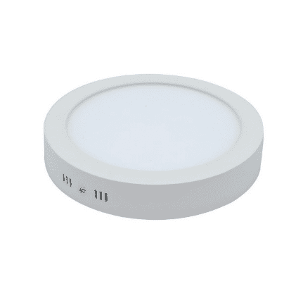 LAMPARA SOBREPONER REDONDA 12W LUZ FRIA