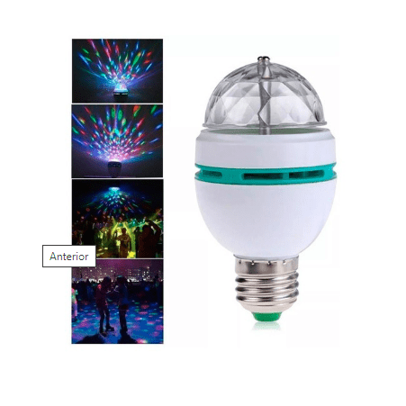AMPOLLETA GIRATORIA LED COLORES