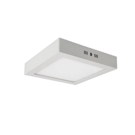 LAMPARA SOBREPONER CUADRADA 12W LUZ FRIA
