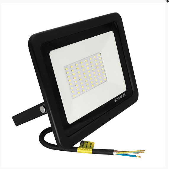 FOCO EXTERIOR 50W NEGRO
