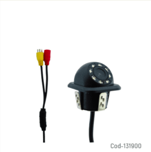 Camara De Retroceso Angular Embutida Con LED.
