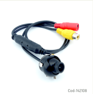 Camara Retrovisor Angulo Regulable Embutida Con Broca Y Cable Para Auto.