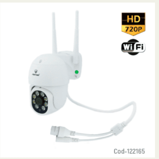 Camara De Vigilancia IP Exterior, Con Movimiento 8 LED TF/LAN.