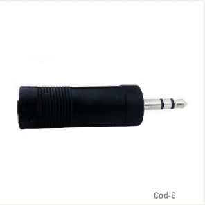 Adaptador Plug Entrada De 6,3Mm, Salida 3,5Mm