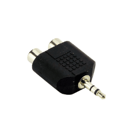 Adaptador 2 RCA A Plug 3,5Mm