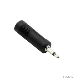 Adaptador Hembra 6,3Mm A Macho 3,5Mm Mono