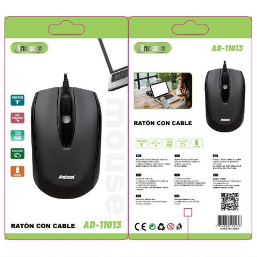 Ratón con cable
