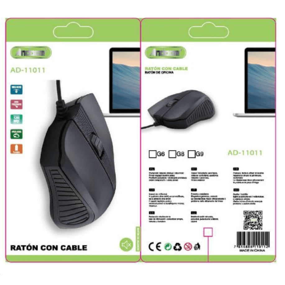 Ratón con cable