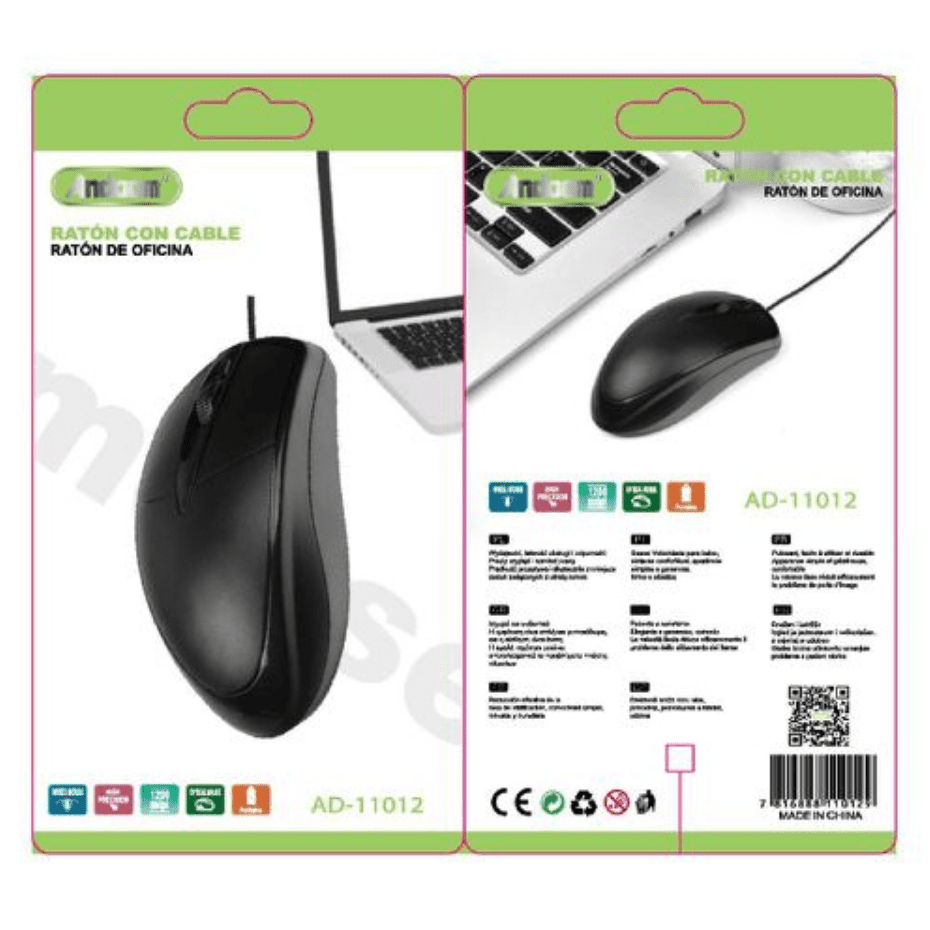 Ratón con cable