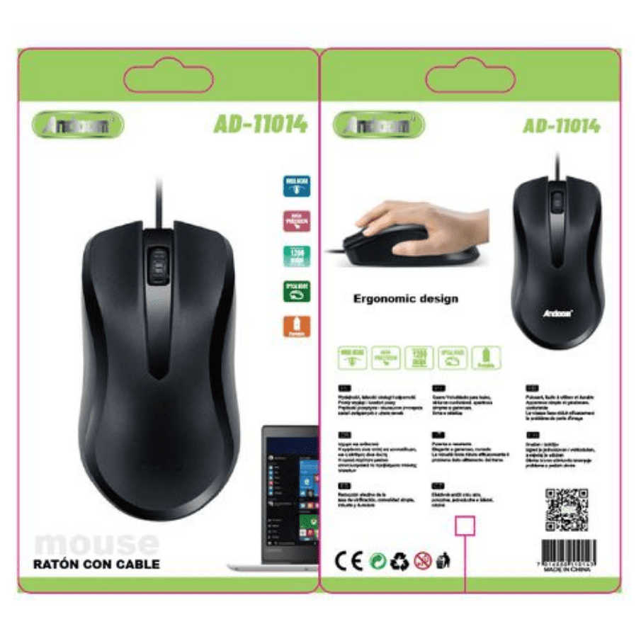 Ratón con cable