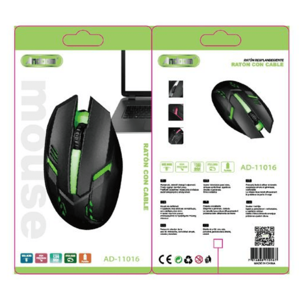 Ratón con cable